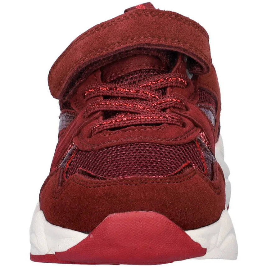 Nelson Kids chunky suède sneakers - bordeaux, foto 4