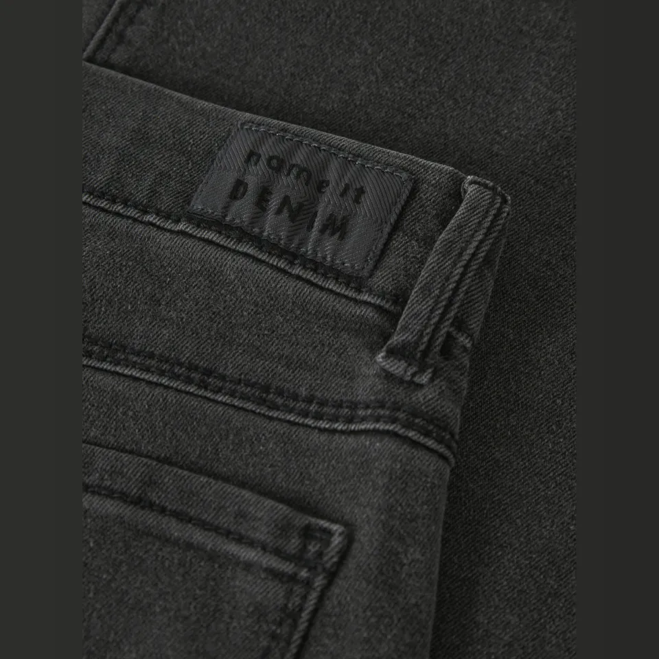 NAME IT KIDS wide leg jeans NKFROSE black denim, foto 6