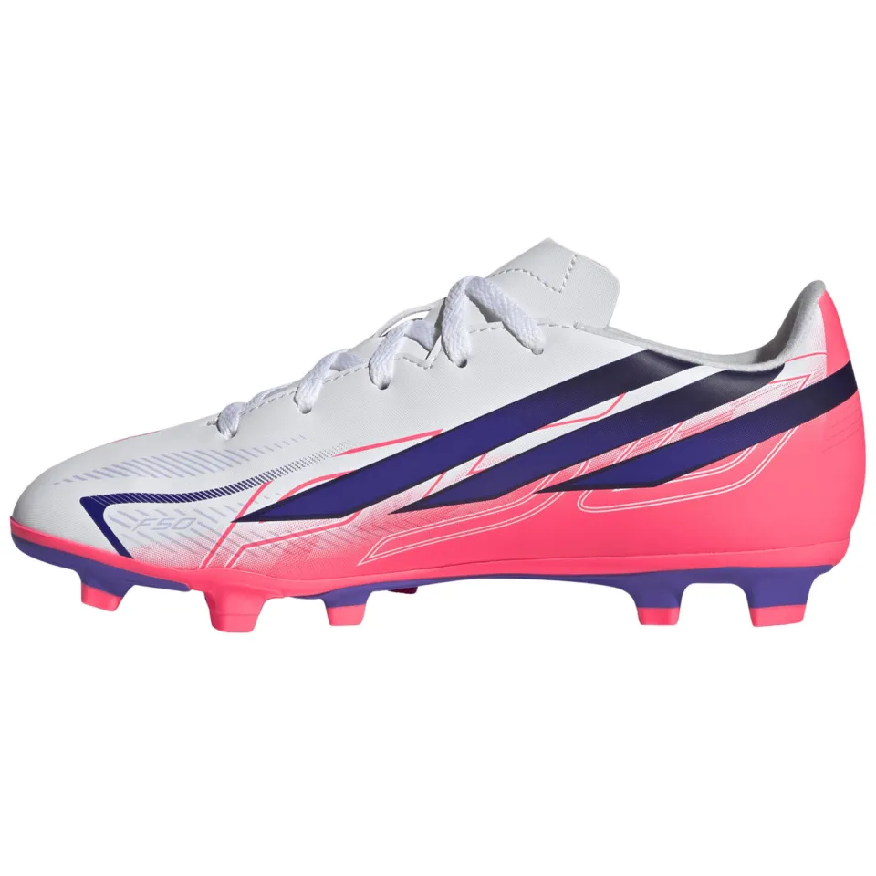 Adidas Performance F50 Hyperfast Club junior imitatieleren voetbalschoenen - roze/paars, foto 4