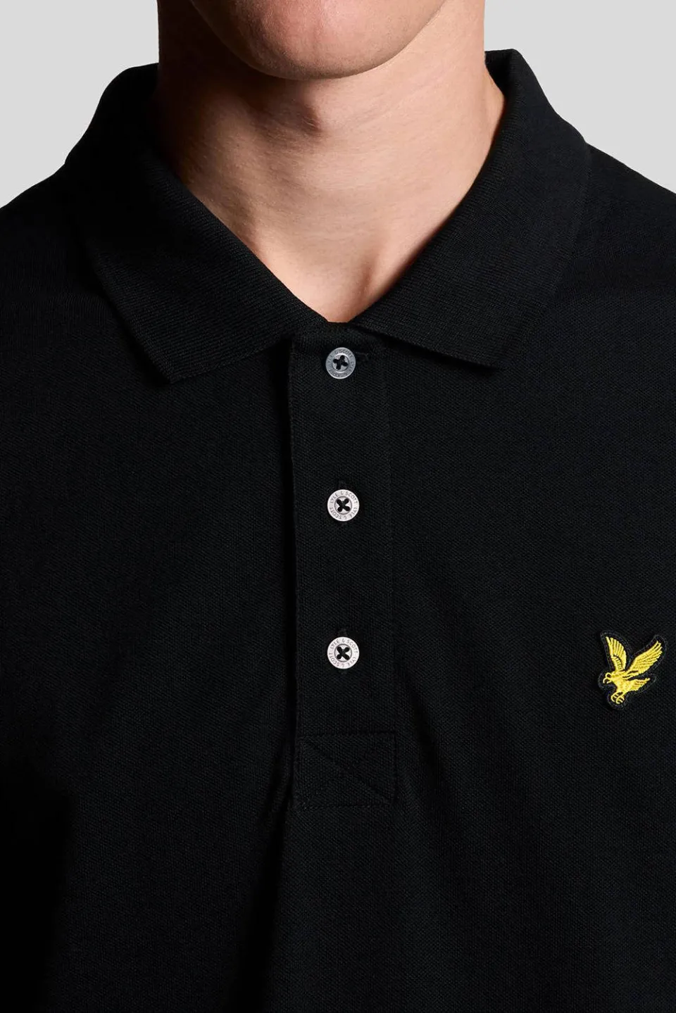 Lyle & Scott regular polo zwart, foto 5