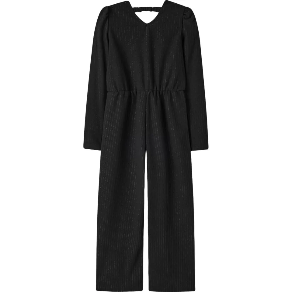 NAME IT KIDS gestreepte jumpsuit - zwart, foto 2