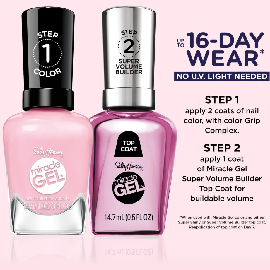 Sally Hansen Miracle Gel nagellak 344 Blush Crush, foto 4
