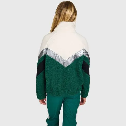 Brunotti Sandy fleece sweater - groen, foto 4