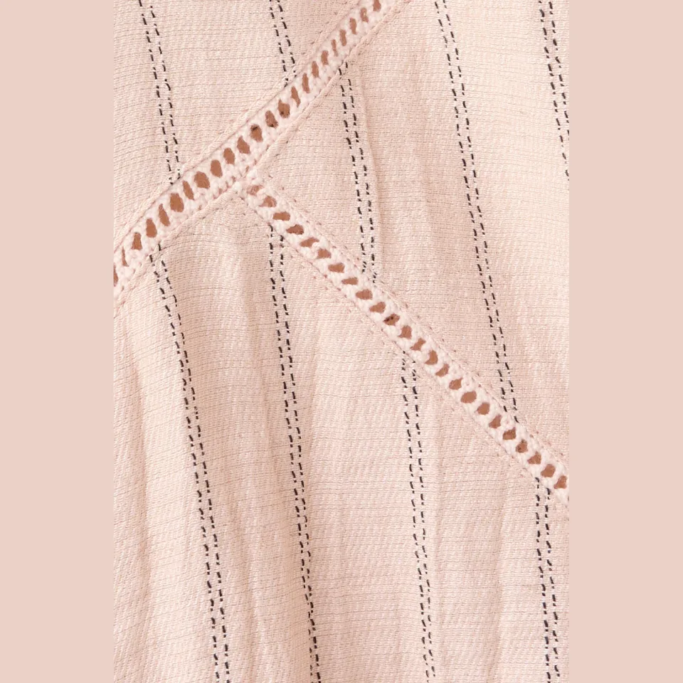 Mango gestreepte blouse lichtroze, foto 7