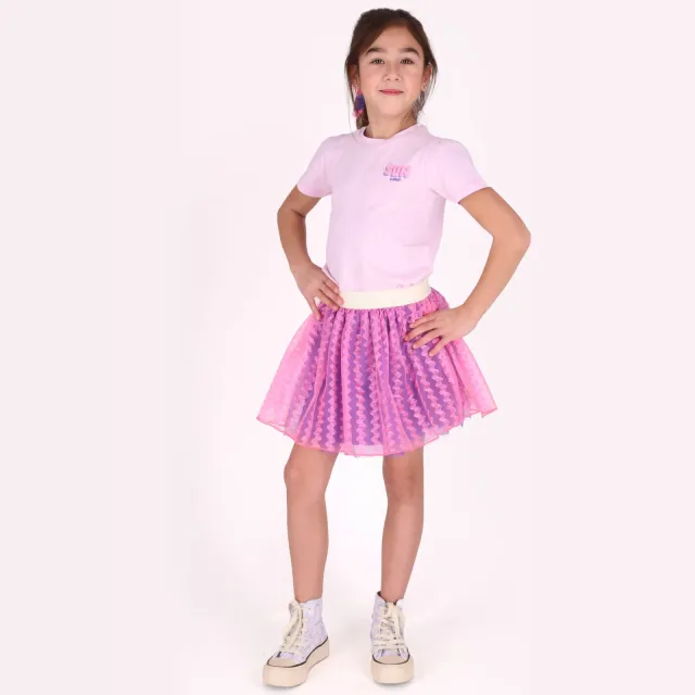B.Nosy T-shirt met backprint roze