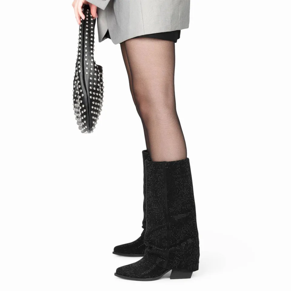 POSH by Poelman Lois cowboylaarzen met studs zwart, foto 6