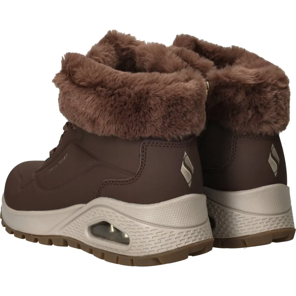Skechers Uno Rugged Veterboots Dames Bruin, foto 3