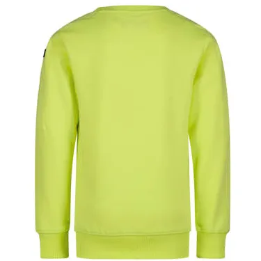 sweater limegroen Effen | Sweater van Raizzed pastel limegroen, foto 2