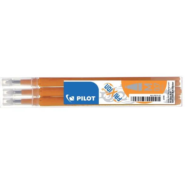 Pilot Rollerpenvulling pilot frixion medium oranje set
