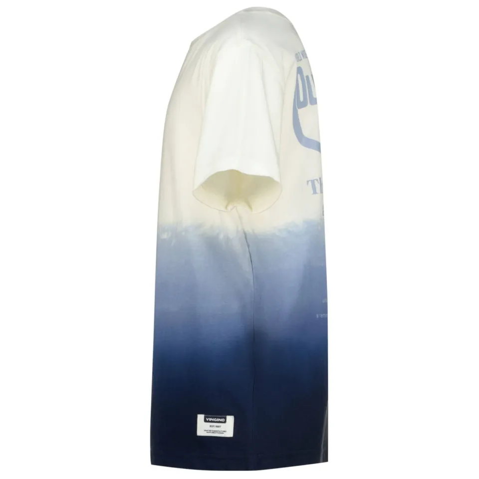 Vingino T-shirt gradient offwhite donkerblauw, foto 3