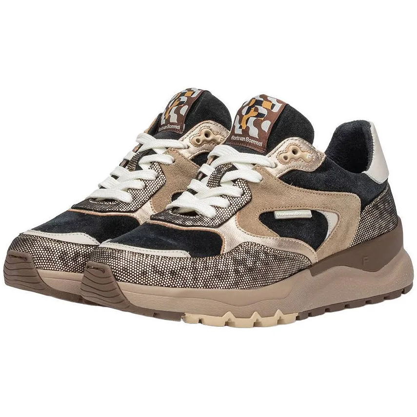 Floris Van Bommel SFW-10164 Treni sneakers donkergrijs multi, foto 4