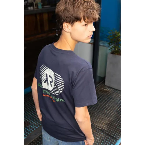 Rellix T-shirt met backprint donkerblauw, foto 5