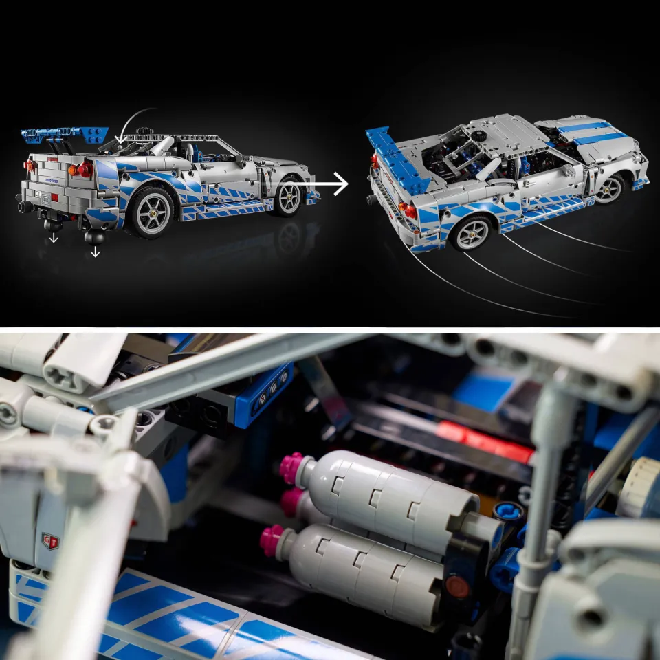 Lego Technic 2 Fast 2 Furious Nissan Skyline GT-R (R34) Auto 42210, foto 7