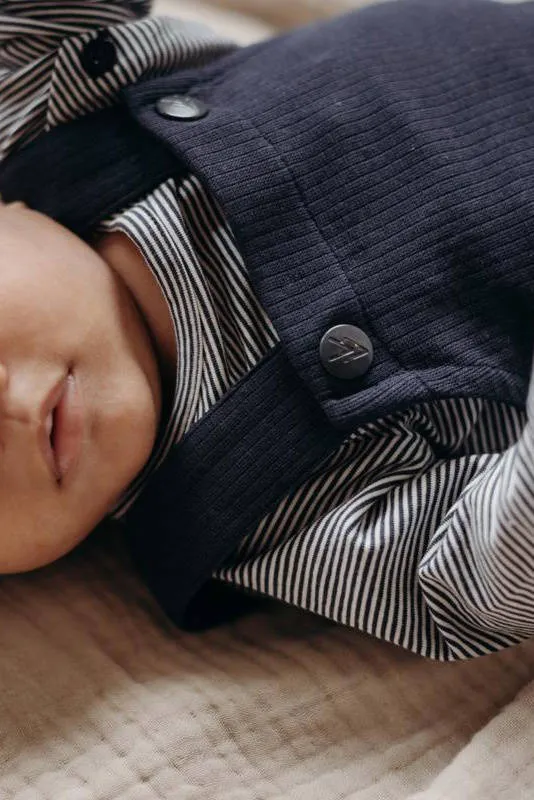LEVV LNERONOS baby longsleeve donkerblauw gestreept