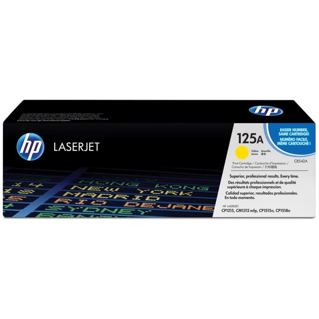 Hp CB542A 125A Toner Geel, 1.4k