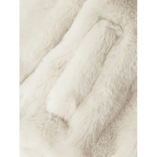 NAME IT BABY imitatiebonten winterjas beige, foto 3