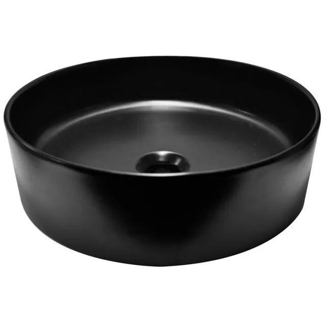 Wiesbaden Waskom Wiesbaden Link opzet model Rond Diameter 40cm Zwart