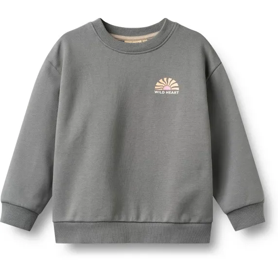 Wheat sweater met backprint - grijs, foto 3