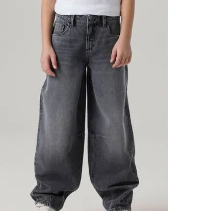NAME IT KIDS NKFBELLA barrel jean - grijs, foto 4