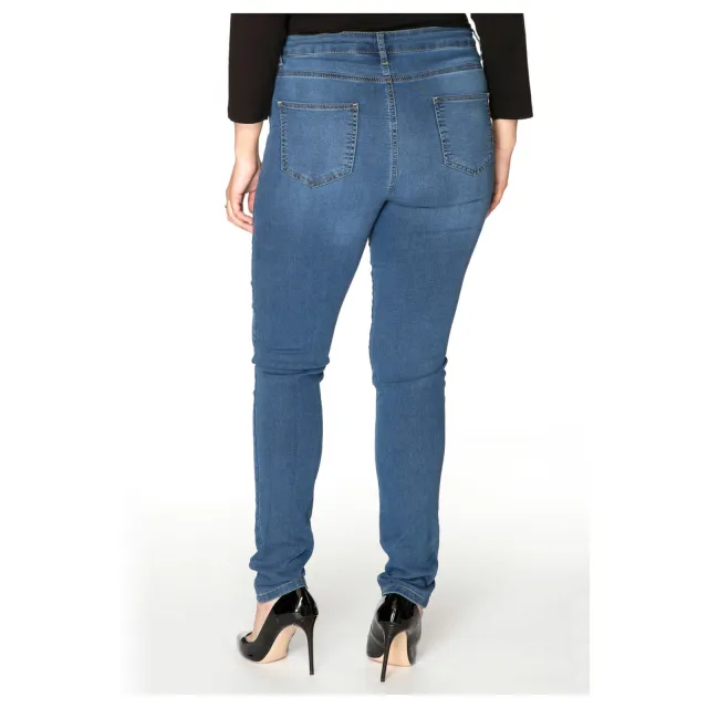 Yoek high waist shaping skinny jeans light denim, foto 4