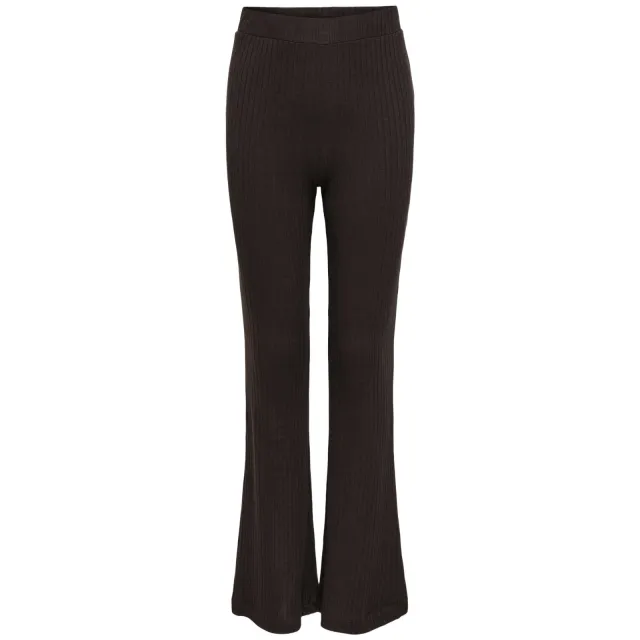 Only flared broek donkerbruin