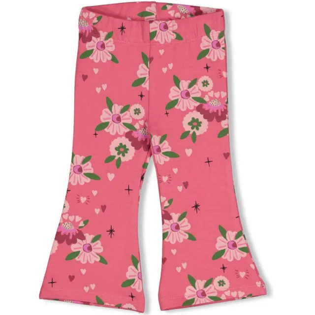 Feetje Moon Flower flared broek roze, foto 2