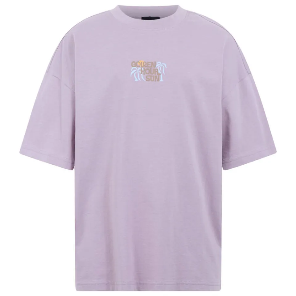 Shoeby T-shirt met backprint lila, foto 3
