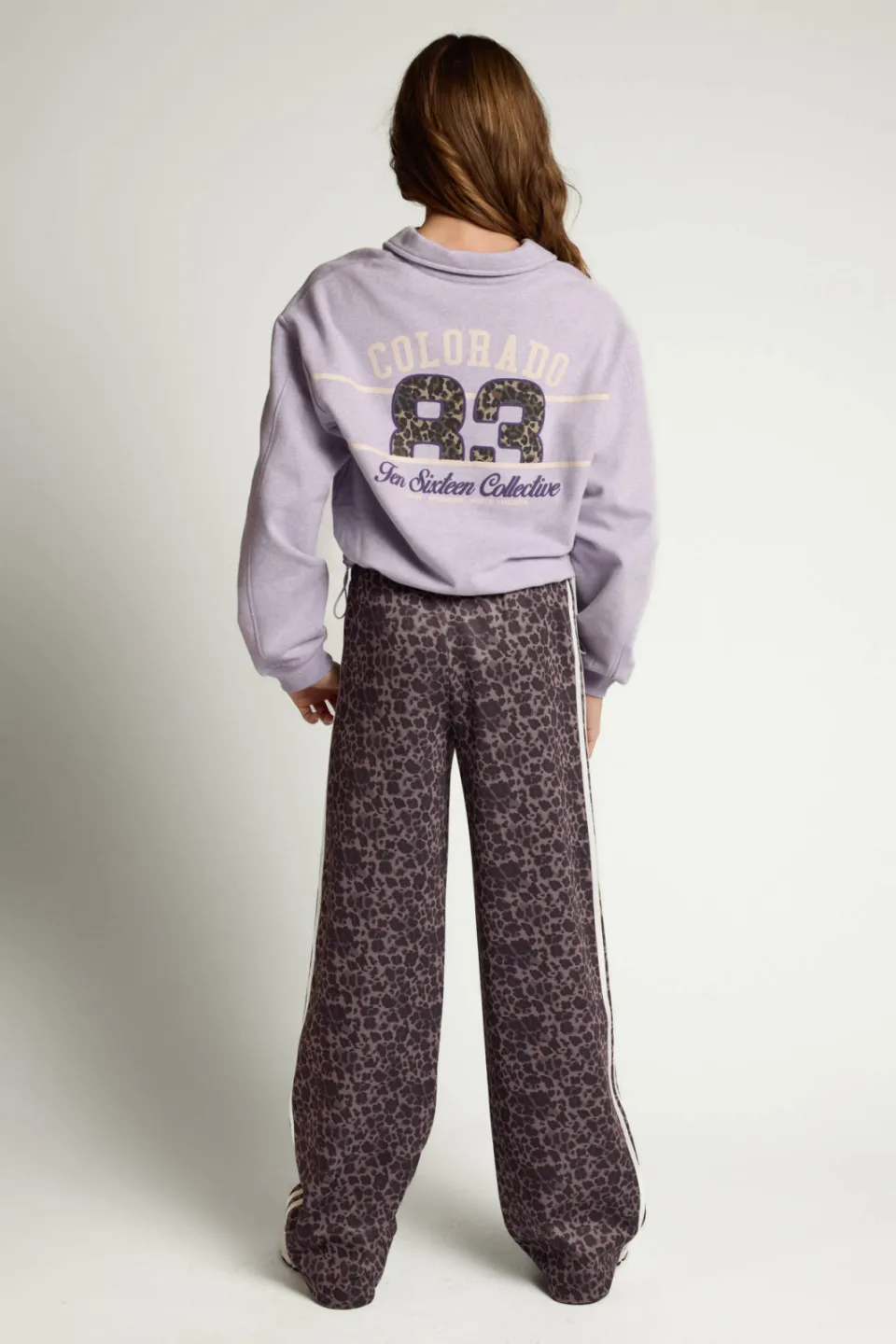 LOOXS 10sixteen boxy sweater met backprint - lila, foto 4