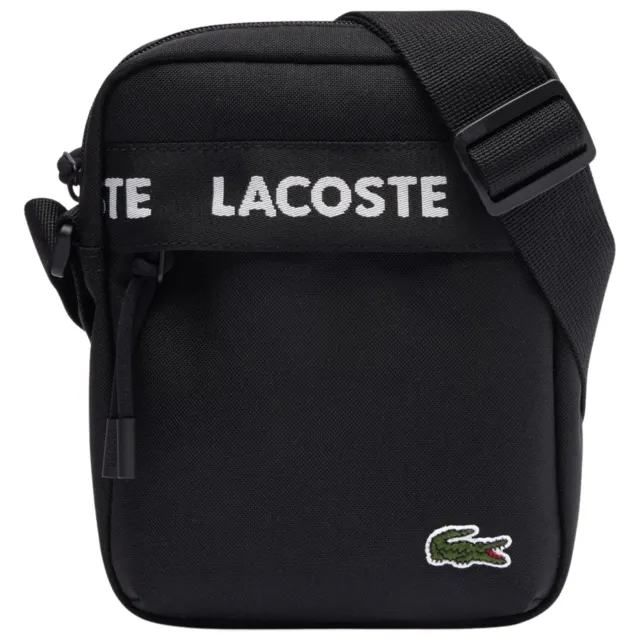 Lacoste Neocroc crossbodytas zwart