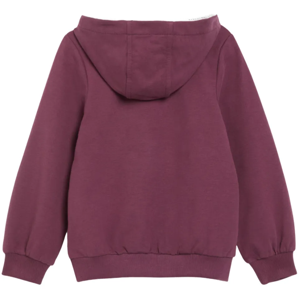 S.Oliver hoodie met tekst - donkerpaars, foto 3