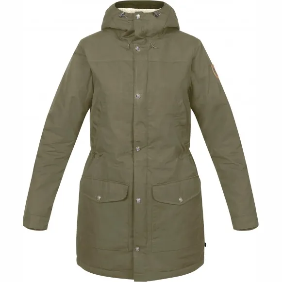 Fjällräven Greenland Winter Parka lange jas olijfgroen
