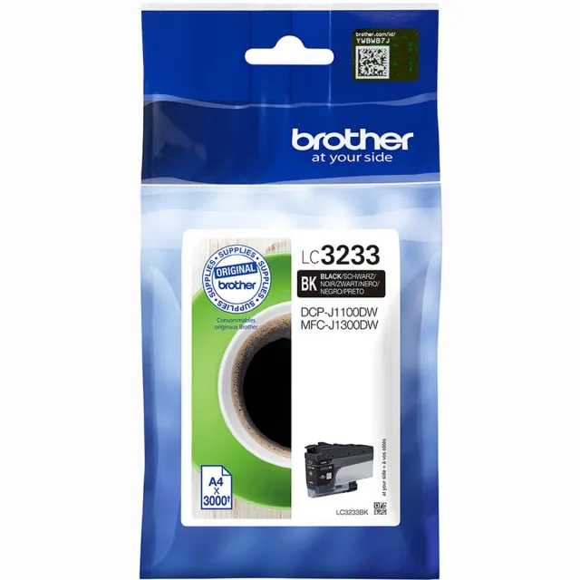 Brother LC3233BK Toner black 3000 pages Zwart