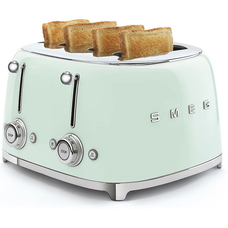 Smeg TSF03PGEU broodrooster pastelgroen, foto 4