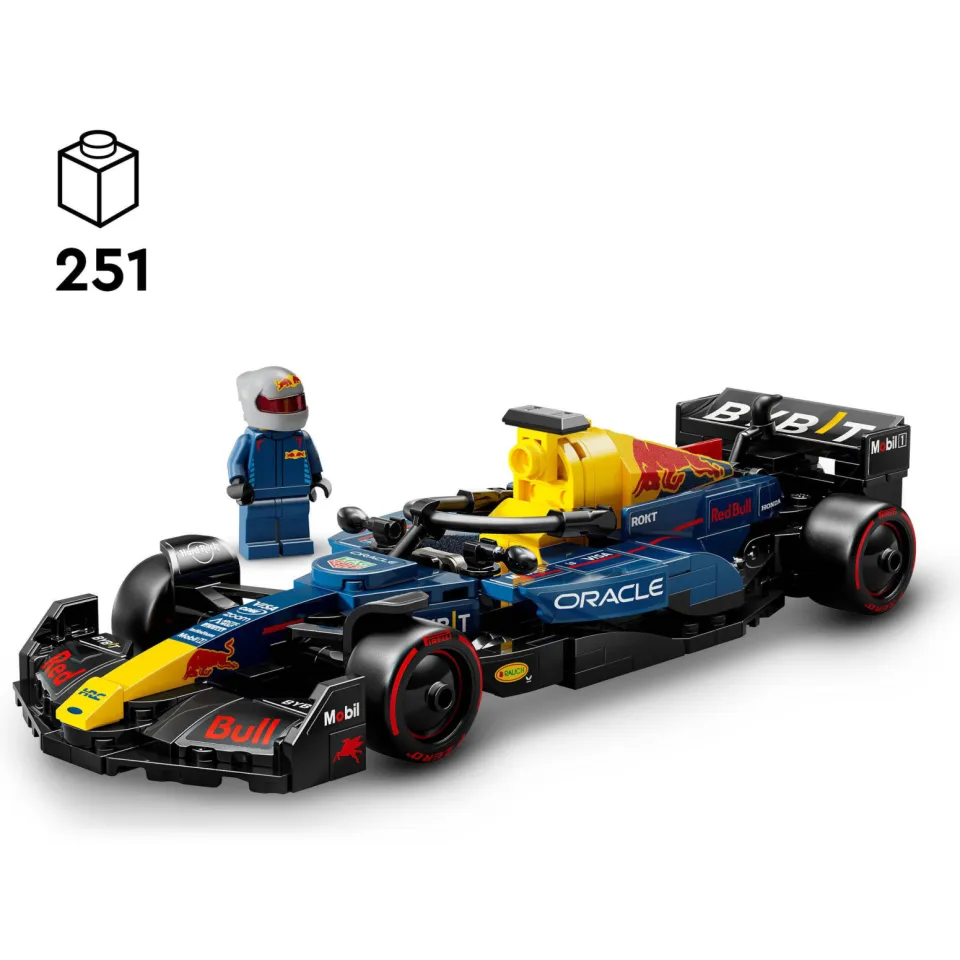 Lego Speed Champions Oracle Red Bull Racing RB20 F1® racewagen 77243, foto 3