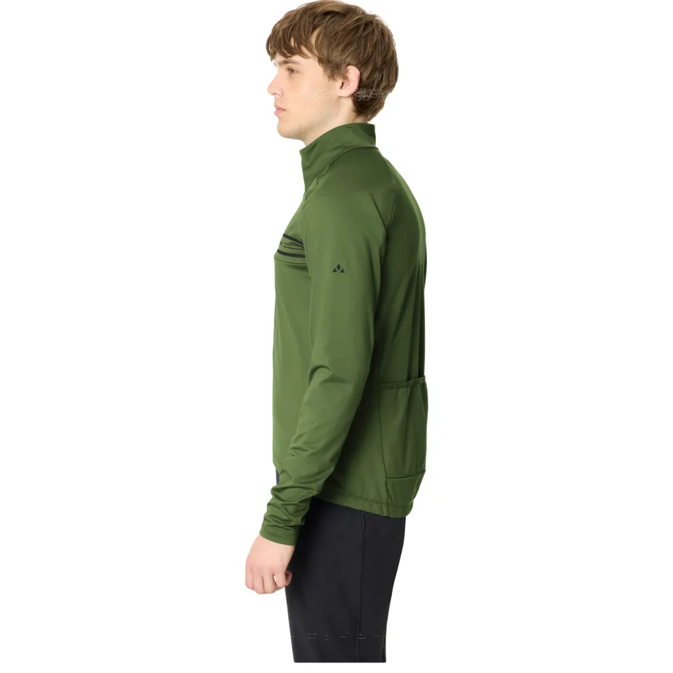 Vaude Posta L/S Tricot II fietsshirt olijfgroen, foto 4