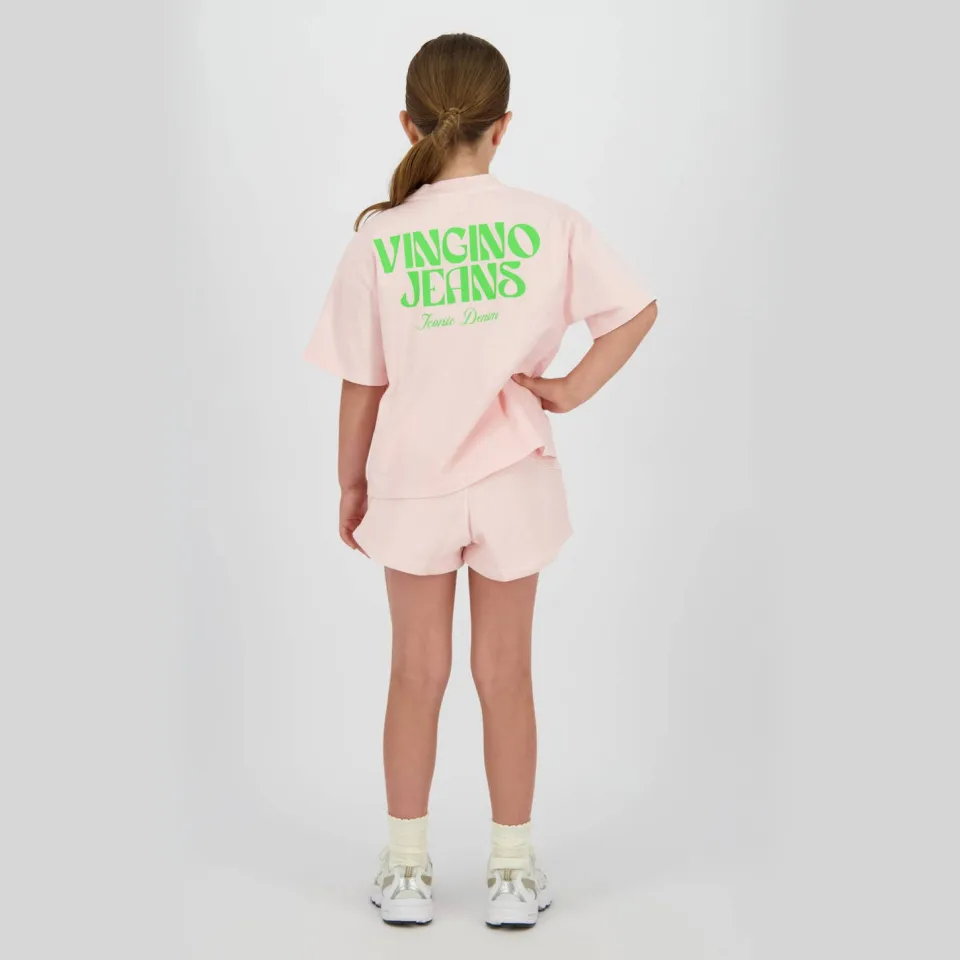 Vingino loose sweatshort lichtroze, foto 3