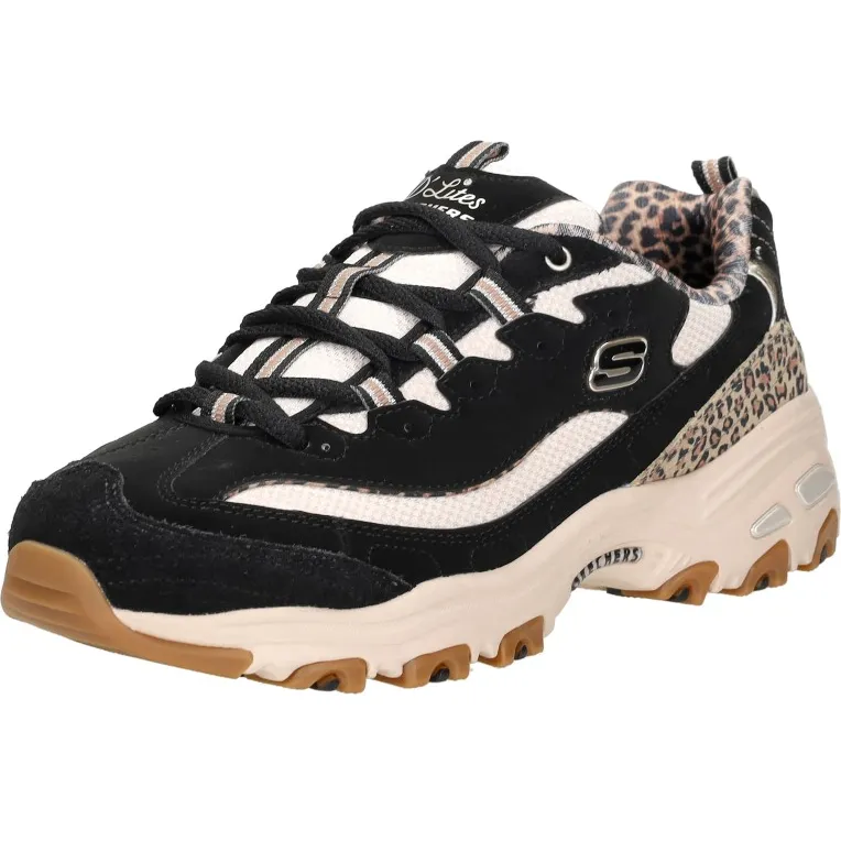 Skechers D'Lites Wild Charm sneakers zwart, foto 5