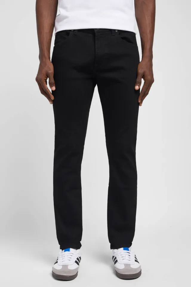 Lee slim tapered fit jeans Luke clean black, foto 3