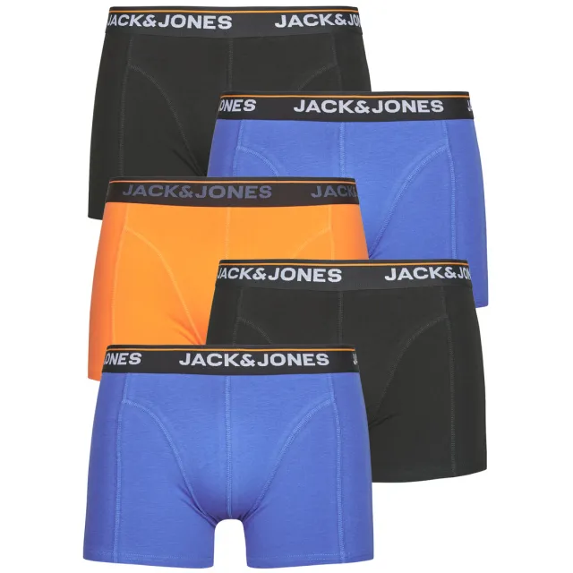 Jack & Jones Boxers Jack & Jones JACTHEODORE SOLID TRUNKS X5 Veelkleurig