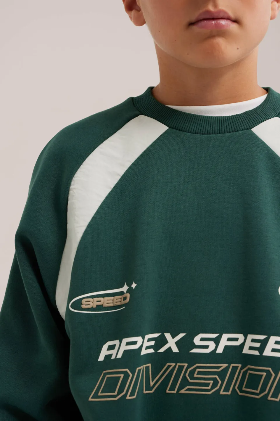 WE Fashion Bad Boys sweater met tekst - groen/wit, foto 6