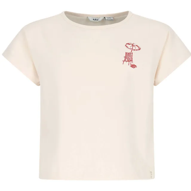 NoBell’ T-shirt met backprint offwhite, foto 2