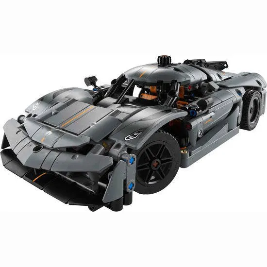 Lego Technic Koenigsegg Jesko Absolut grijze hypercar Auto Bouwpakket voor Kinderen 42173, foto 3