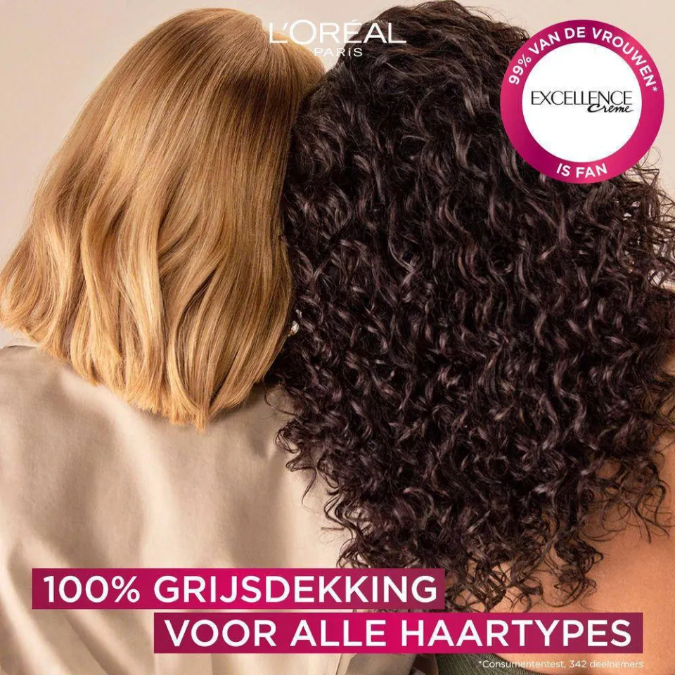 L'oréal Paris Excellence crème haarkleuring 8.1 licht asblond, foto 4