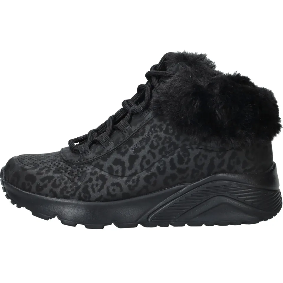 Skechers Uno Lite hoge sneaker zwart, foto 6
