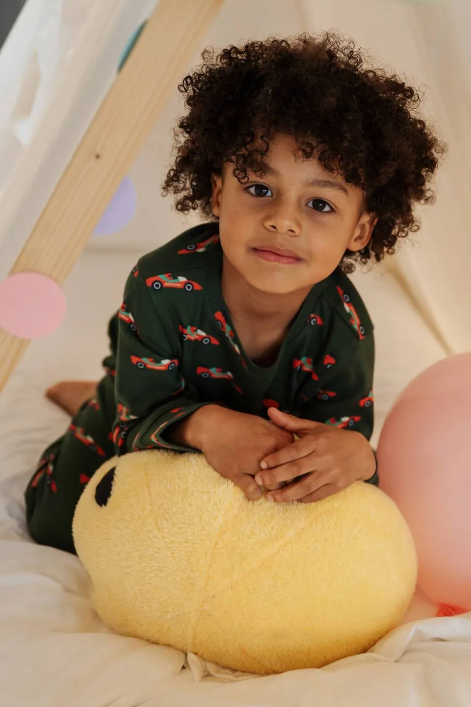 Stains&Stories pyjama met print groen, foto 6