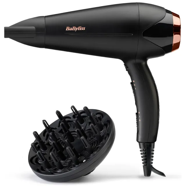 Babyliss Turbo Shine föhn 2200 Zwart