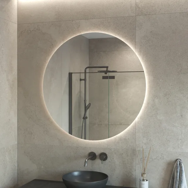 Boss & Wessing BWS Badkamerspiegel | Spark | Rond | met LED verlichting | 60cm
