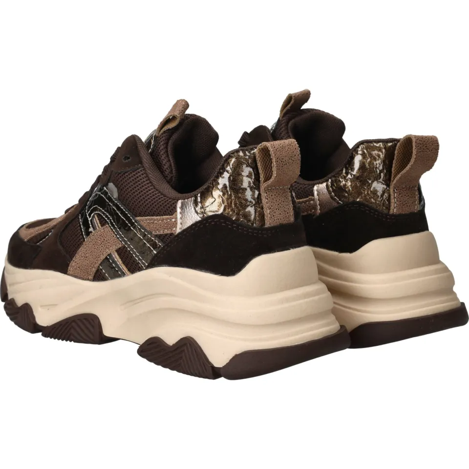 POSH by Poelman Sneakers Heren Bruin, foto 3