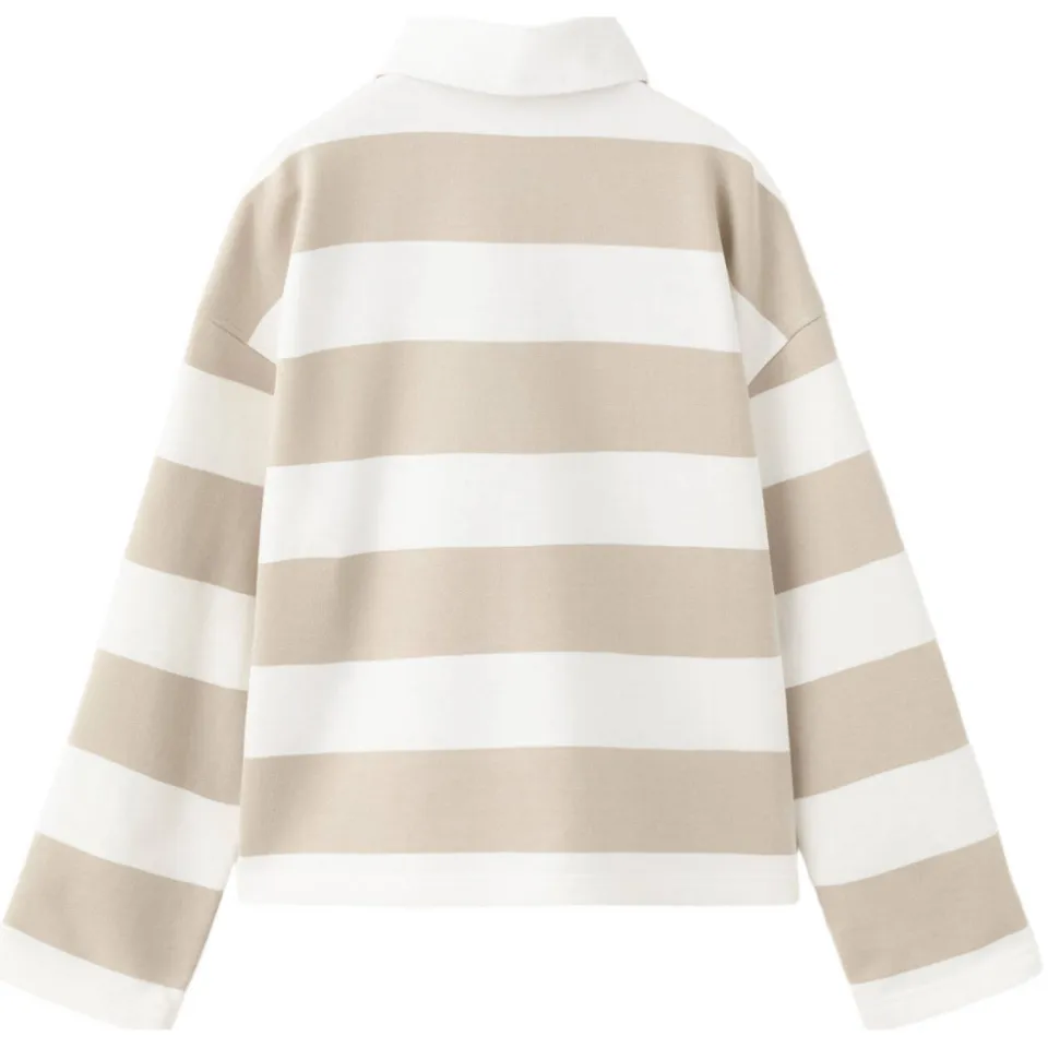 Mango Kids gestreepte polo - zand, foto 3
