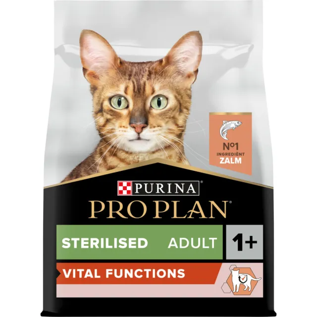 Pro Plan Sterilised Adult Vital Functions kattenvoer droog zalm, foto 2